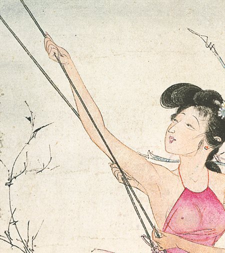 庄浪县-胡也佛的仕女画和最知名的金瓶梅秘戏图